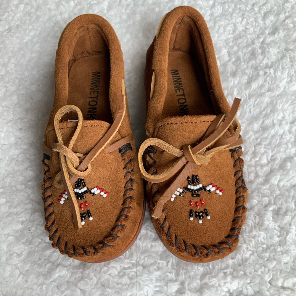 Minnetonka Childrens Thunderbird Moccasin
